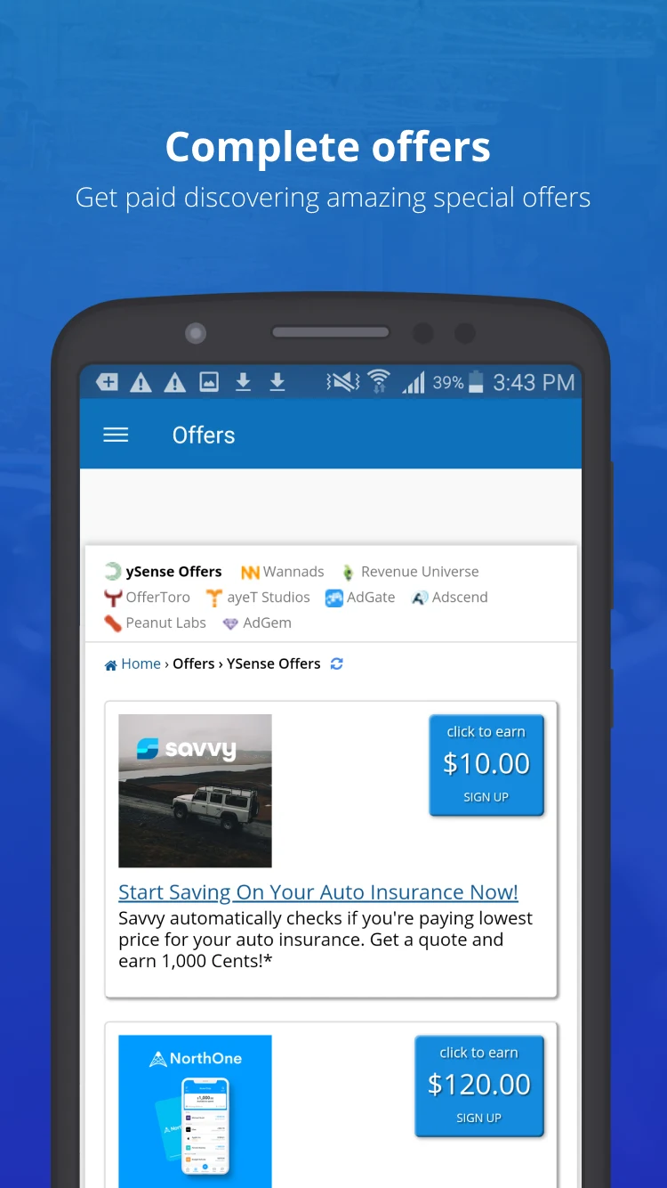ySense screenshot